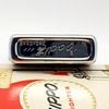 Bật Lửa Zippo Cổ Đồng Khối Mạ Chrome Trơn Phay Xước Hiếm Gặp Năm 1977 Đời 5 Vạch Sắc ZC435