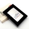 Bật Lửa Zippo Cổ Đồng Khối Mạ Chrome Phay Xước Chủ Đề Ăn Mòn Tầu Chiến Phủ Sơn Hiếm Gặp Năm 1980 Đời 1 Vạch Sắc ZC436