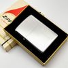 Bật Lửa Zippo Cổ Đồng Khối Mạ Chrome Bóng Sọc Dưa Huyền Thoại Cực Hiếm, Đời 6 Vạch Sắc Năm 1976 ZC437