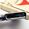 Bật Lửa Zippo Cổ Đồng Khối Mạ Chrome Bóng Sọc Dưa Huyền Thoại Cực Hiếm, Đời 6 Vạch Sắc Năm 1976 ZC437
