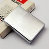 Bật Lửa Zippo Cổ Đồng Khối Mạ Chrome Phay Xước Chủ Đề Quân Sự Hoa Kỳ Ăn Mòn Phủ Sơn Hiếm Gặp Năm 1982 Đời 8 Vạch Huyền ZC455