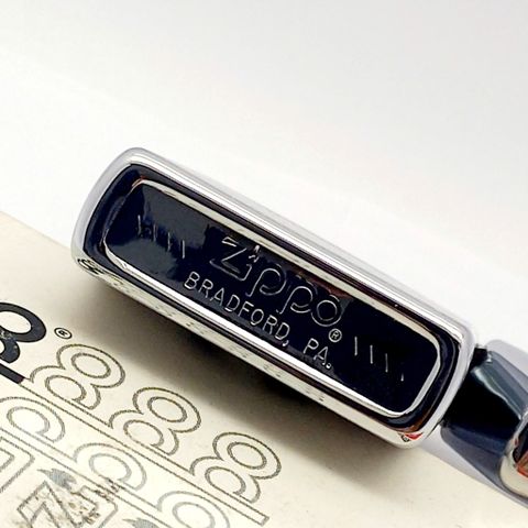 Bật Lửa Zippo Cổ Đồng Khối Mạ Chrome Phay Xước Chủ Đề Quân Sự Hoa Kỳ Ăn Mòn Phủ Sơn Hiếm Gặp Năm 1982 Đời 8 Vạch Huyền ZC455