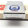 Bật Lửa Zippo Cổ Đồng Khối Mạ Chrome Phay Xước Chủ Đề Ăn Mòn Tầu Chiến Phủ Sơn Hiếm Gặp Năm 1982 Đời 8 Vạch Huyền ZC454