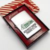 Bật Lửa Zippo Cổ Mạ Chrome Phay Xước Chủ Đề Ăn Phủ Sơn Hiếm Gặp Năm 1953 Đời 3 Hàng Chữ Vỏ Thép ZC467