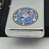 Bật Lửa Zippo Đồng Khối Mạ Chrome Chủ Đề Tàu Chiến Hiếm Gặp Năm 1988 Đời IV La Mã ZL682