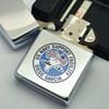 Bật Lửa Zippo Đồng Khối Mạ Chrome Chủ Đề Tàu Chiến Hiếm Gặp Năm 1988 Đời IV La Mã ZL682