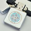 Bật Lửa Zippo Đồng Khối Mạ Chrome Chủ Đề Tàu Chiến Hiếm Gặp Năm 1988 Đời IV La Mã ZL688