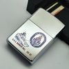 Bật Lửa Zippo Đồng Khối Mạ Chrome Chủ Đề Tàu Chiến Hiếm Gặp Năm 1986 Đời II La Mã ZL690