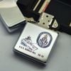 Bật Lửa Zippo Đồng Khối Mạ Chrome Chủ Đề Tàu Chiến Hiếm Gặp Năm 1986 Đời II La Mã ZL690