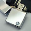 Bật Lửa Zippo Đồng Khối Mạ Chrome Trơn Bóng Đời V La Mã Năm 1989 Mã ZL700