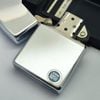 Bật Lửa Zippo Đồng Khối Mạ Chrome Trơn Bóng Đời V La Mã Năm 1989 Mã ZL700