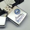 Bật Lửa Zippo Đồng Khối Mạ Chrome Chủ Đề Tàu Chiến Hiếm Gặp Năm 1990 Đời VI La Mã ZL708