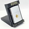 Bật Lửa Zippo Đồng Khối Mạ Chrome Emblem Chủ Đề USN Quân Sự Hoa Kỳ Hiếm Gặp Năm 1987 Đời III La Mã ZL694