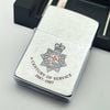 Bật Lửa Zippo Cổ Đồng Khối Mạ Chrome Phay Xước Chủ Đề Quân Sự Hoa Kỳ Ăn Mòn Phủ Sơn Hiếm Gặp Năm 1986 Đời II La Mã ZL707
