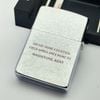 Bật Lửa Zippo Cổ Đồng Khối Mạ Chrome Phay Xước Chủ Đề Quân Sự Hoa Kỳ Ăn Mòn Phủ Sơn Hiếm Gặp Năm 1986 Đời II La Mã ZL707