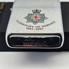 Bật Lửa Zippo Cổ Đồng Khối Mạ Chrome Phay Xước Chủ Đề Quân Sự Hoa Kỳ Ăn Mòn Phủ Sơn Hiếm Gặp Năm 1986 Đời II La Mã ZL707