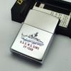 Bật Lửa Zippo Đồng Khối Mạ Chrome Chủ Đề Tàu Chiến Hiếm Gặp Năm 1988 Đời IV La Mã ZL689