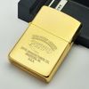 Bật Lửa Zippo Đồng Khối Mạ Vàng Chủ Đề Hiếm Gặp Năm 1989 Đời V La Mã ZL702