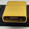 Bật Lửa Zippo Đồng Khối Solid Brass Trơn Phay Xước Hiếm Gặp Năm 1996 Đời XII La Mã ZL683