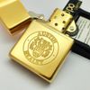 Bật Lửa Zippo Đồng Khối Solid Brass Chủ Đề Quân Sự Hoa Kỳ Hiếm Gặp Năm 1998 Đời XIV La Mã ZL693