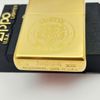 Bật Lửa Zippo Đồng Khối Solid Brass Chủ Đề Quân Sự Hoa Kỳ Hiếm Gặp Năm 1998 Đời XIV La Mã ZL693