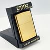 Bật Lửa Zippo Đồng Khối Solid Brass Trơn Bóng Hiếm Gặp Năm 1994 Đời X La Mã ZL695