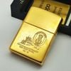 Bật Lửa Zippo Đồng Khối Solid Brass Chủ Đề Tàu Chiến Hiếm Gặp Năm 1999 Đời XV La Mã ZL685