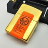 Bật Lửa Zippo Đồng Khối Solid Brass Chủ Đề Tàu Chiến Hiếm Gặp Năm 1995 Đời XI La Mã ZL704