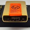 Bật Lửa Zippo Đồng Khối Solid Brass Chủ Đề Tàu Chiến Hiếm Gặp Năm 1995 Đời XI La Mã ZL704
