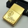 Bật Lửa Zippo Đồng Khối Solid Brass Chủ Đề Tàu Chiến Hiếm Gặp Năm 1999 Đời XV La Mã ZL703