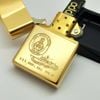 Bật Lửa Zippo Đồng Khối Solid Brass Chủ Đề Tàu Chiến Hiếm Gặp Năm 1999 Đời XV La Mã ZL703