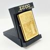 Bật Lửa Zippo Đồng Khối Hoa Văn Cổ Điển Venetian Hiếm Gặp Đời XVI La Mã Năm 2000 ZL697