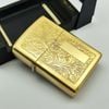 Bật Lửa Zippo Đồng Khối Hoa Văn Cổ Điển Venetian Hiếm Gặp Đời VIII La Mã Năm 1992 ZL687