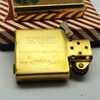 Bật Lửa Zippo Đồng Khối Bản Vintage Chặt Góc Đời IV La Mã Hiếm Gặp Sản Xuất Năm 1988 ZL710