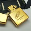 Bật Lửa Zippo Đồng Khối Solid Brass Chủ Đề Tàu Chiến Hiếm Gặp Năm 1992 Đời VIII La Mã ZL706