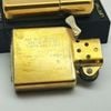 Bật Lửa Zippo Đồng Khối Solid Brass Chủ Đề Tàu Chiến Hiếm Gặp Năm 1993 Đời IX La Mã ZL684