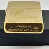 Bật Lửa Zippo Đồng Khối Solid Brass Chủ Đề Tàu Chiến Hiếm Gặp Năm 1999 Đời XV La Mã ZL703