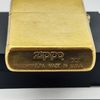 Bật Lửa Zippo Đồng Khối Solid Brass Trơn Phay Xước Hiếm Gặp Năm 1996 Đời XII La Mã ZL683