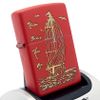 BẬT LỬA ZIPPO CỐT ĐỒNG SƠN ĐỎ THUẬN BUỒM XUÔI GIÓ MAY MẮN - ZKC59