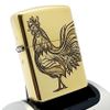 Bật Lửa Zippo Đồng Khối Khắc Tuổi Dậu Con Gà - Chủ Đề 12 Con Giáp ZKB108