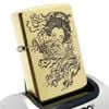 Bật Lửa Zippo Đồng Khối Khắc Chủ Đề Nàng Geisha Nhật Bản ZKB115