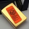 Bật Lửa Zippo Đồng Khối Mạ Vàng Chủ Đề Hiếm Gặp Năm 1995 Đời XI La Mã ZL698
