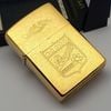 Bật Lửa Zippo Đồng Khối Mạ Vàng Chủ Đề Hiếm Gặp Năm 1995 Đời XI La Mã ZL698