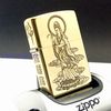 Bật Lửa Zippo Đồng Khối Khắc Chủ Đề Phật Bà Quan Âm ZKB117
