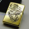 Bật Lửa Zippo Đồng Khối Khắc Chủ Đề Nàng Geisha Nhật Bản ZKB115