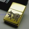 Bật Lửa Zippo Đồng Khối Khắc Tuổi Hợi Con Lợn - Chủ Đề 12 Con Giáp ZKB111