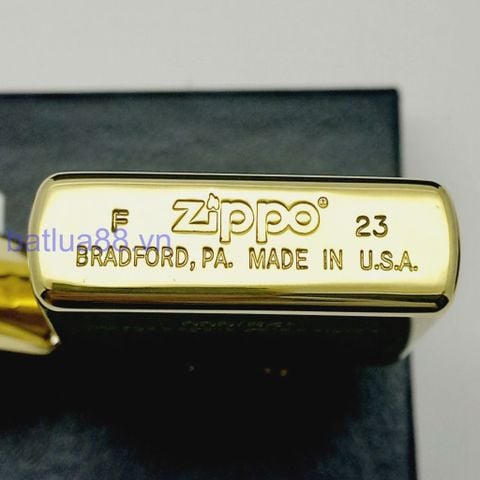 Bật Lửa Zippo Đồng Khối Khắc Tuổi Tý Con Chuột - Chủ Đề 12 Con Giáp ZKB110