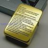 Bật Lửa Zippo Đồng Khối Replica 1941 Khắc Logo 1941 ZKB107
