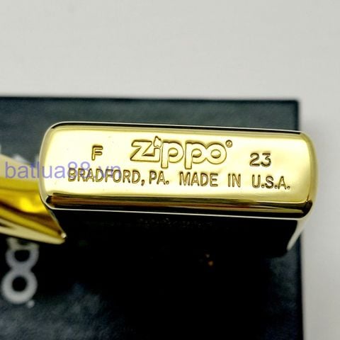 Bật Lửa Zippo Đồng Khối Khắc Tuổi Mão Con Mèo - Chủ Đề 12 Con Giáp ZKB106