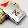 Bật Lửa Zippo Cổ Đồng Khối Mạ Chrome Phay Xước Chủ Đề Quân Sự Hoa Kỳ Ăn Mòn Phủ Sơn Hiếm Gặp Năm 1978 Đời 4 Vạch Sắc ZC452